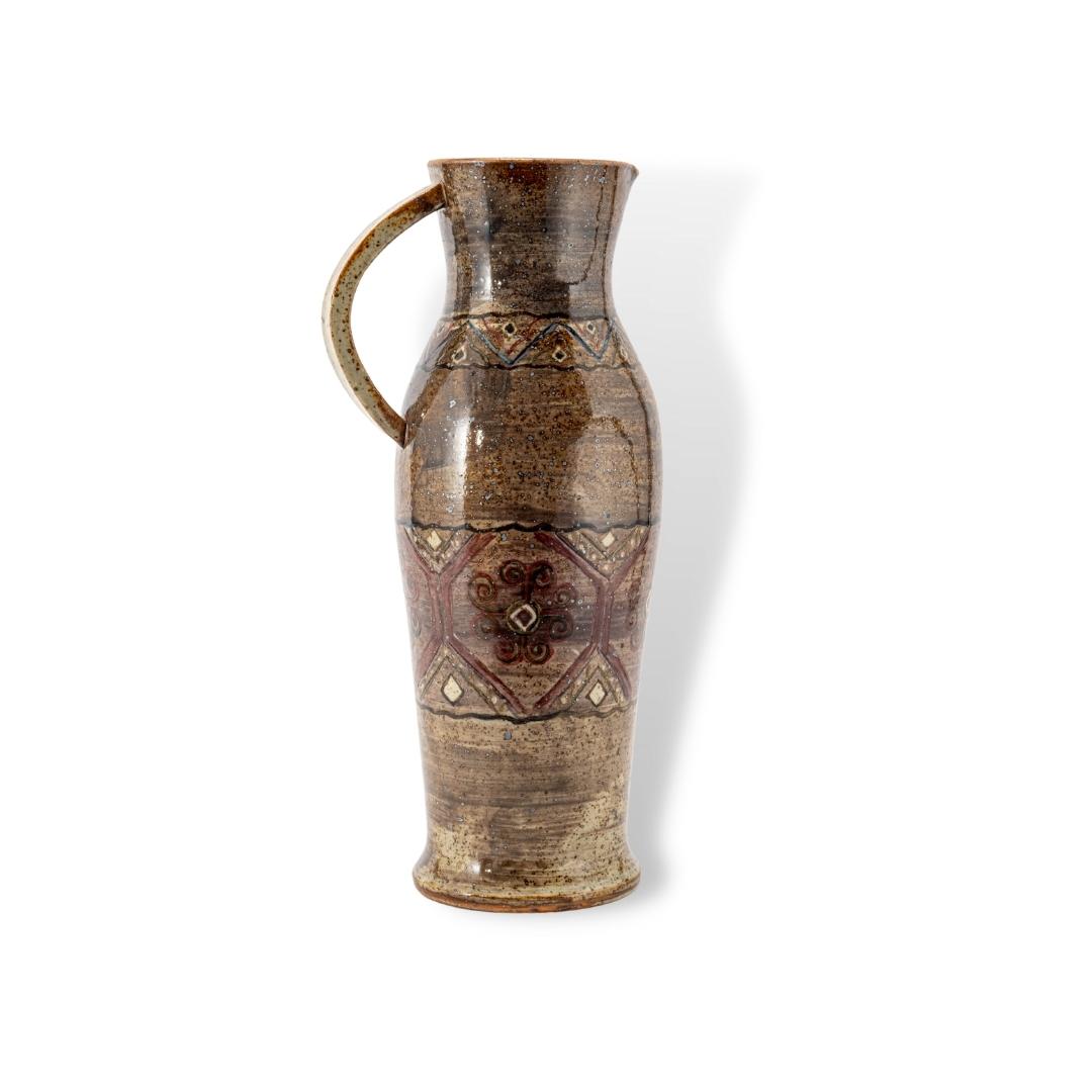 Bình Hoa Thổ Cẩm Có Tay Cầm