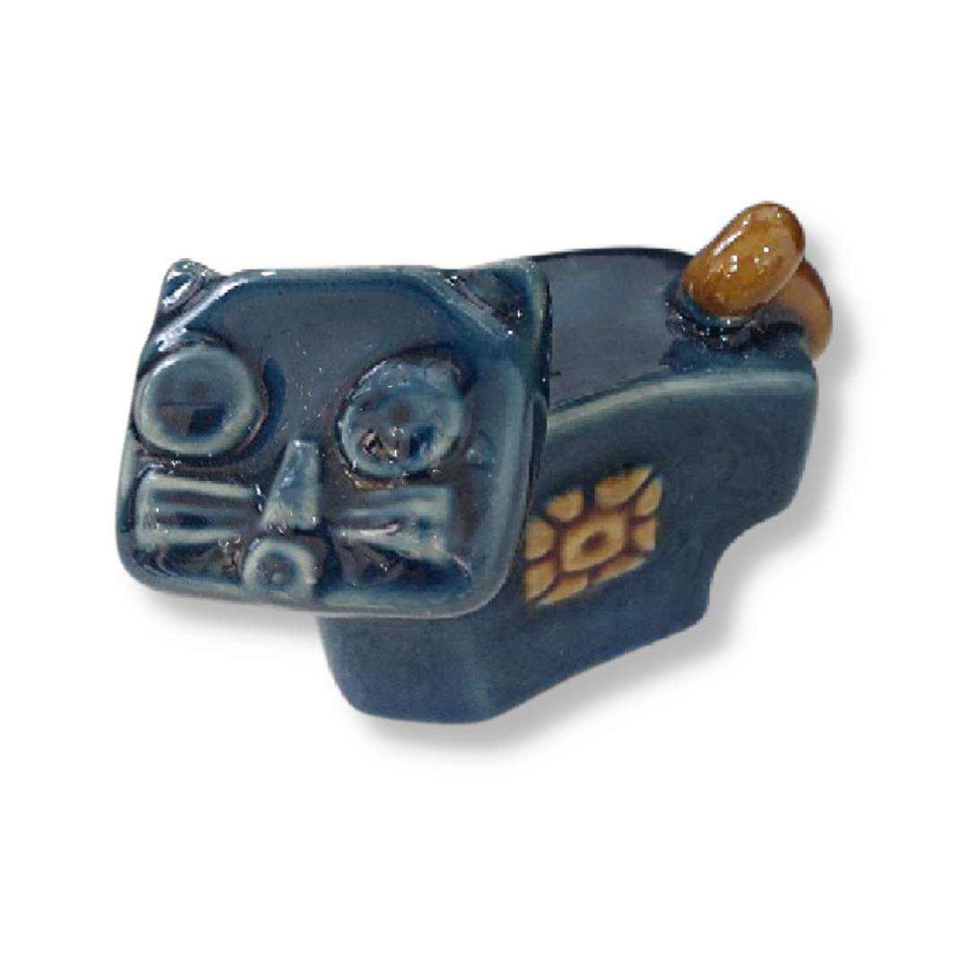 Tượng Mèo Gốm Sứ Trang Trí Bàn Làm Việc | Decor Phòng Khách | Phong Thủy | Thủy Sinh Tiểu Cảnh (Mini Cute)