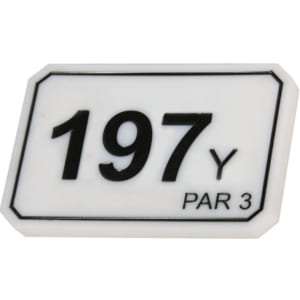 Biển đánh dấu sàn Tee nhựa nhiều màu sắc sân golf