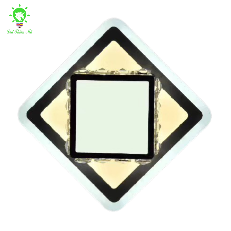 Đèn ốp nổi 2 hình thoi - Led Thiên Mã