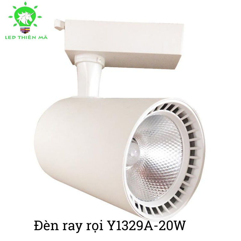 Đèn rọi ray COB vỏ trắng - Y1329A 20W Led Thiên Mã