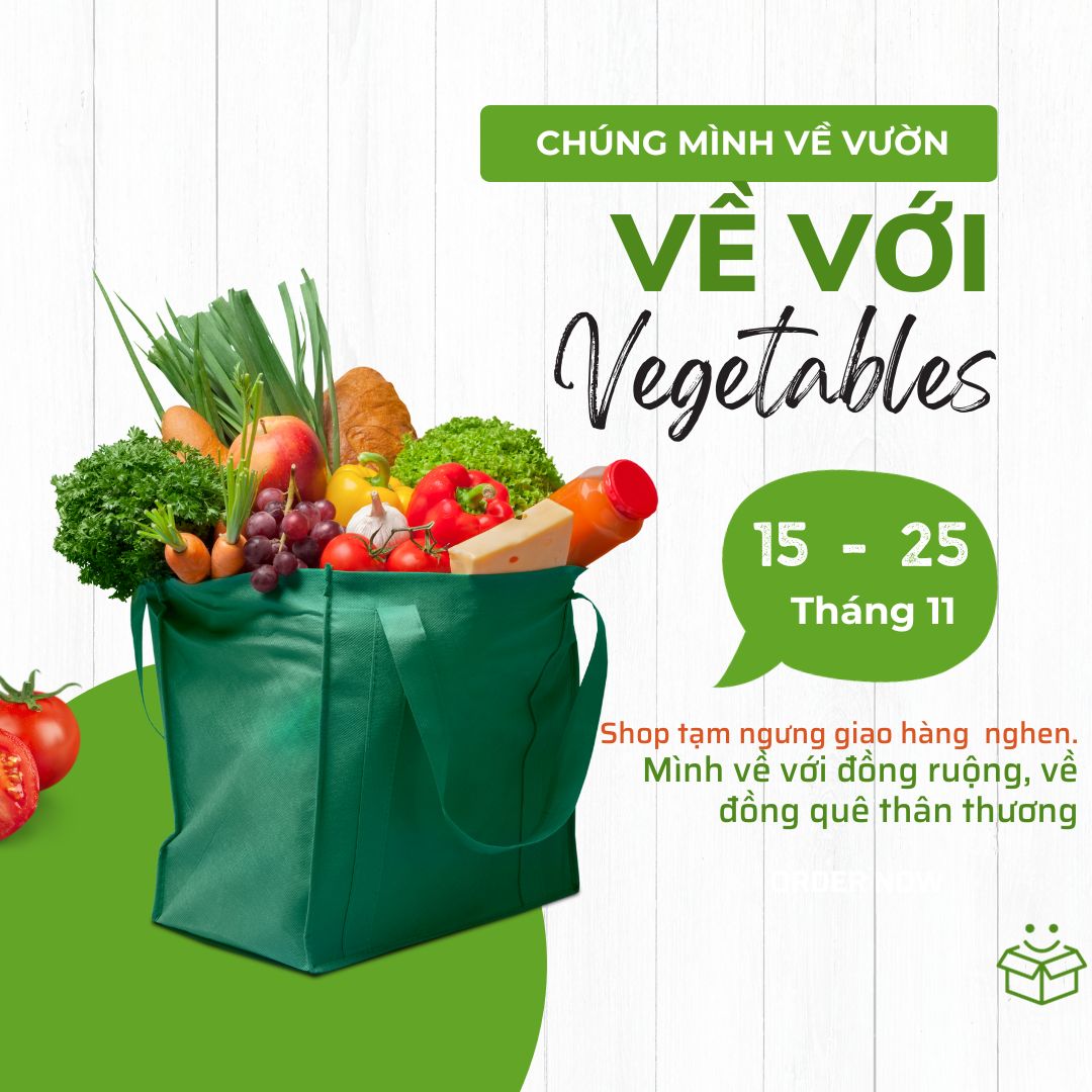 Tạm ngưng giao hàng từ ngày 15  đến ngày 25 tháng 11