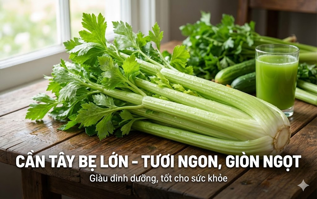 Cần tây Đà Lạt (bẹ lớn) G27 Green Farm