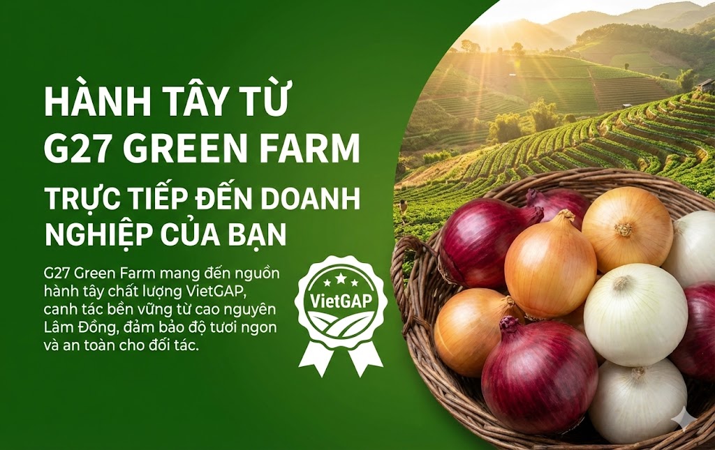 Hành tây - G27 green farm
