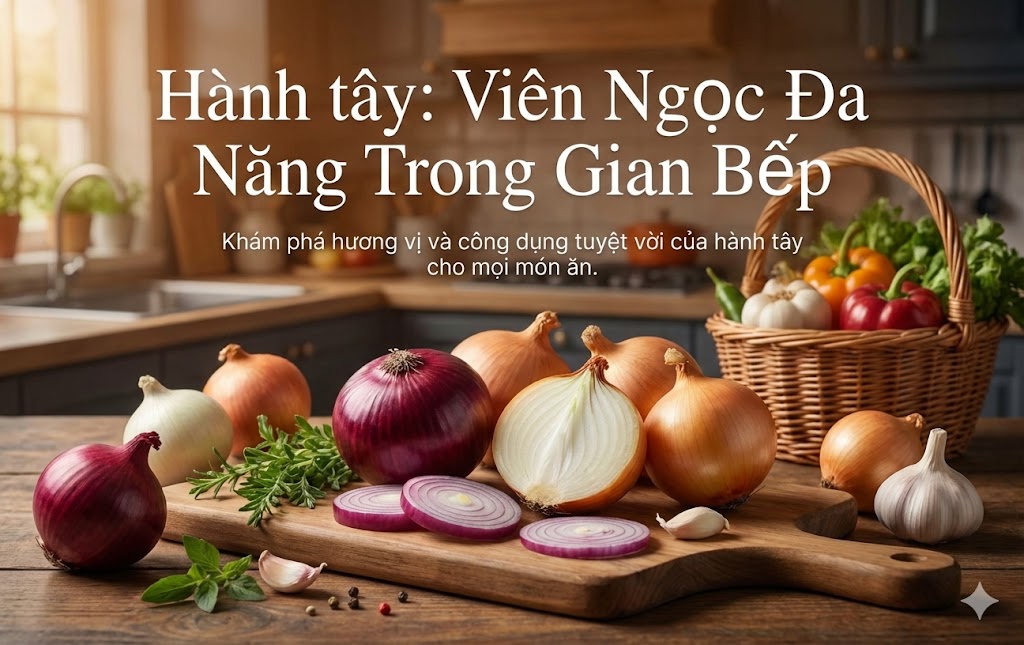 Hành Tây - Viên ngọc quý trong gian bếp