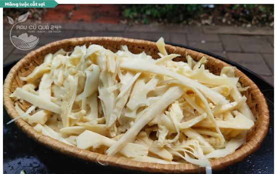 Review Măng luộc cắt sợi