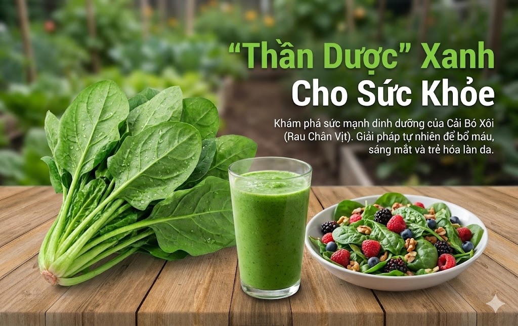 Nước ép cải bó xôi