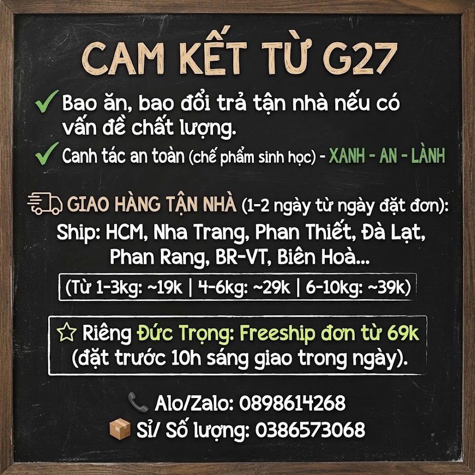 Nông Sản Đà Lạt G27 Từ vườn đến nhà - Giao xa mọi miền