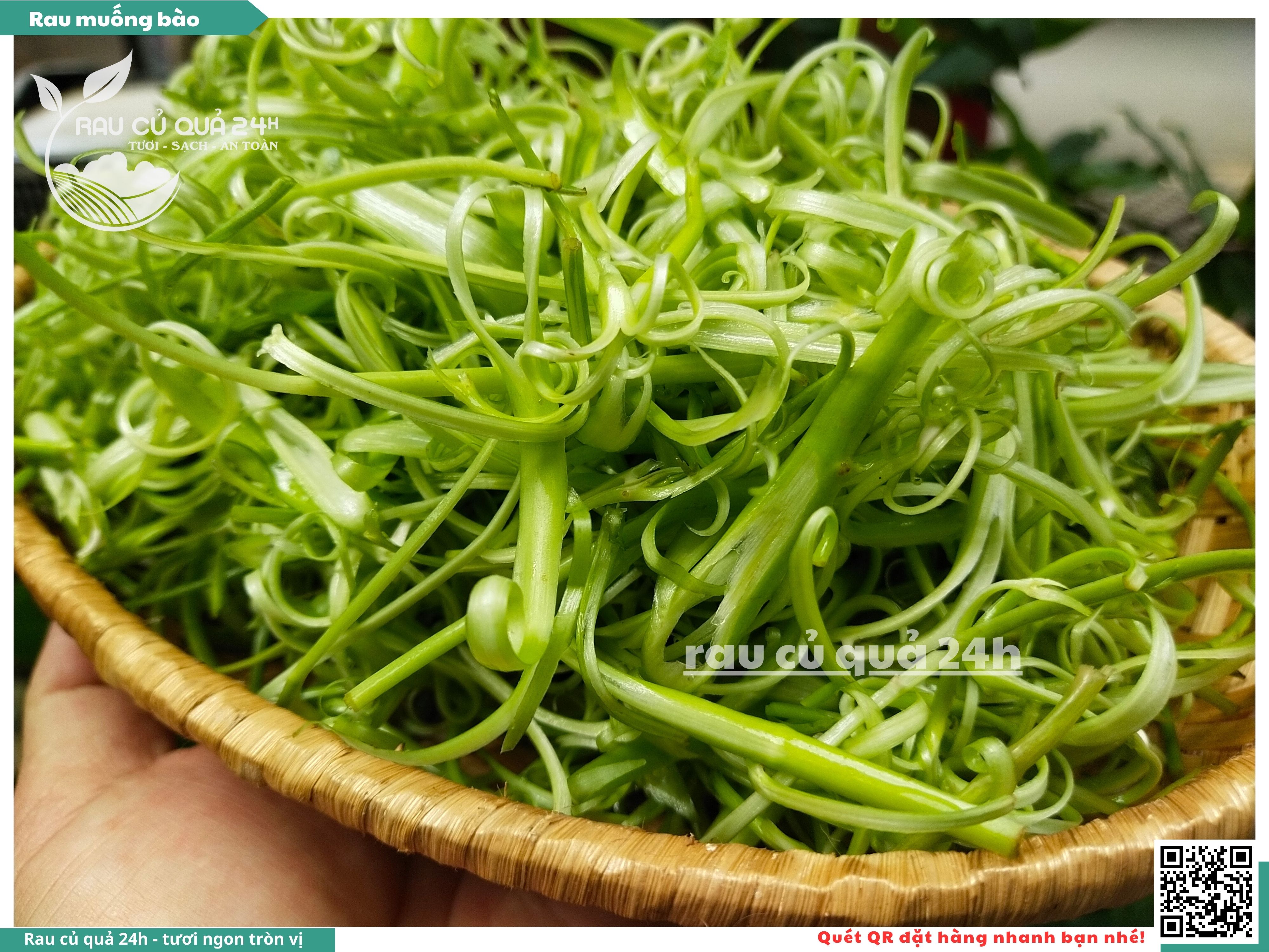 Rau muống bào 250g | Rau củ quả 24h