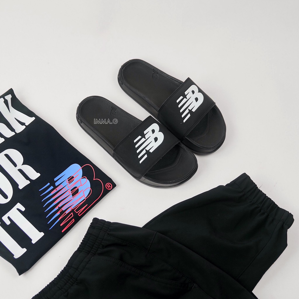 DÉP NEW BALANCE ĐEN TRẮNG SMF200B1 - Main Image