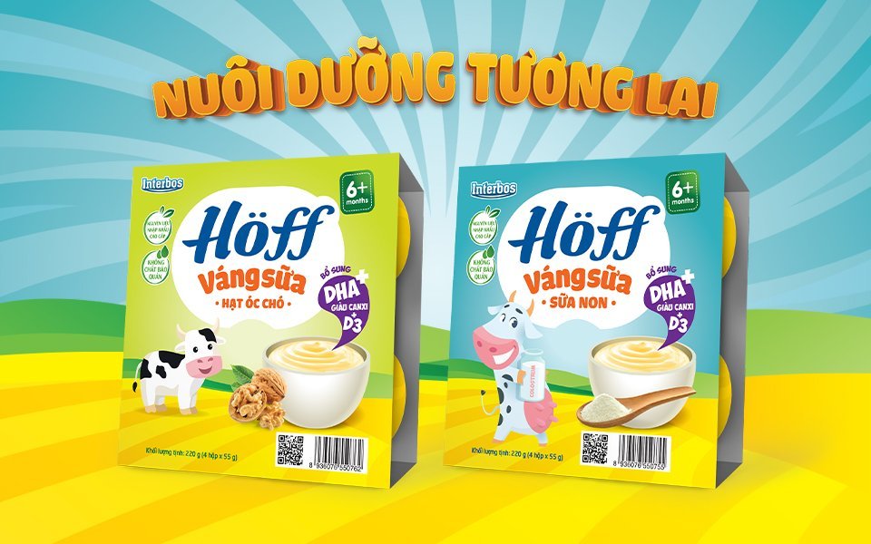 Váng Sữa Hạt Óc Chó HOFF (1 thùng - 48 hộp)