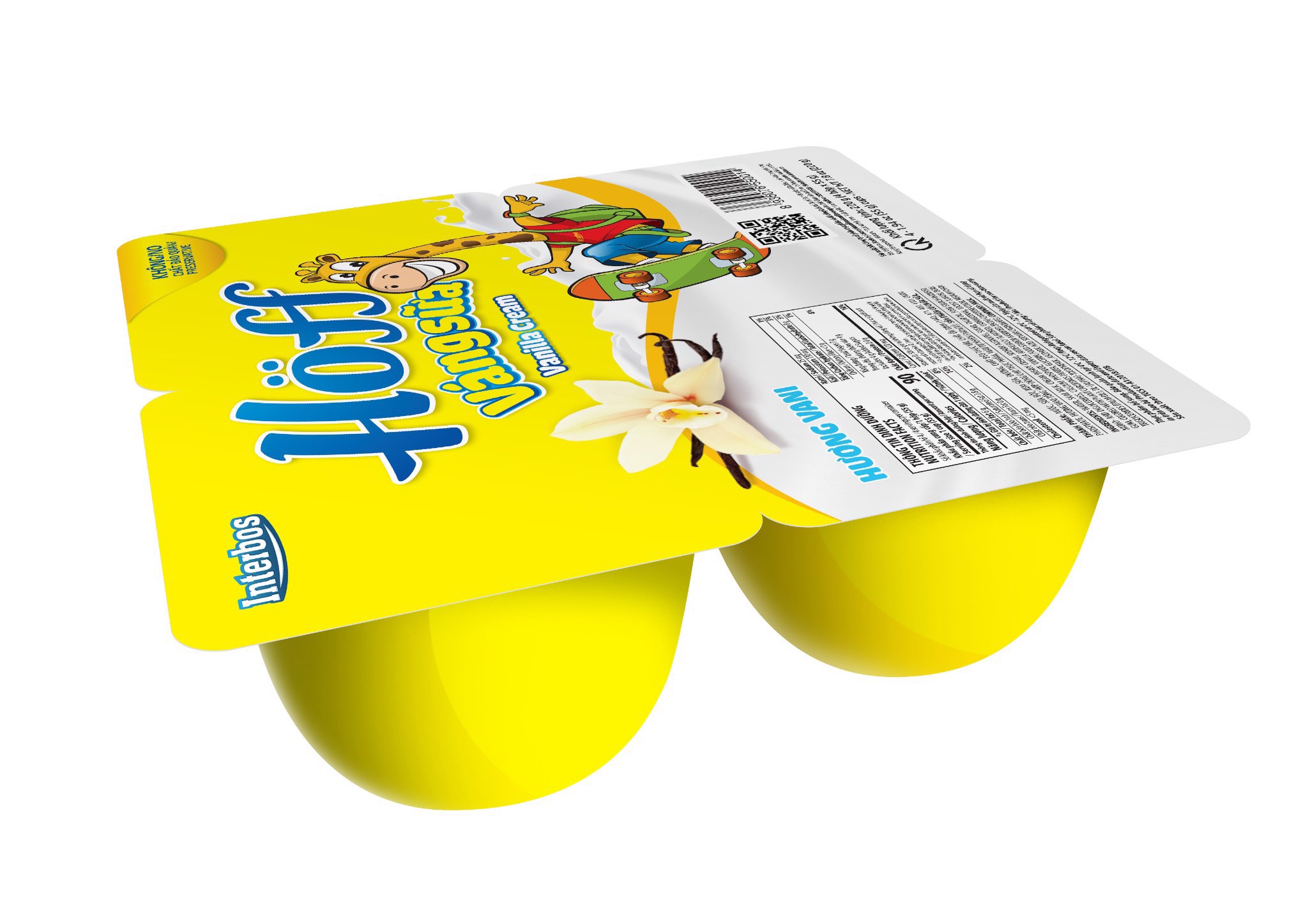 Váng sữa vị Vani Hoff (4 vỉ - 16 hộp)