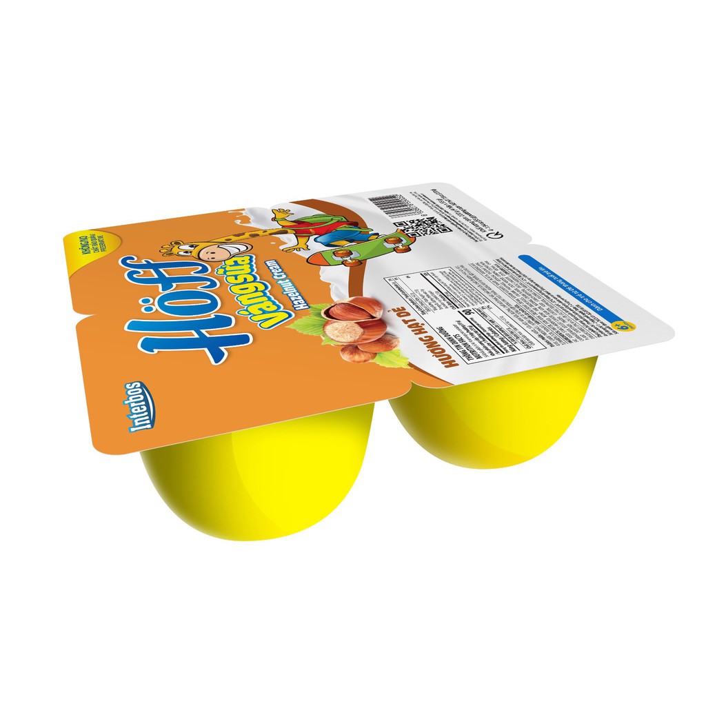 Váng Sữa vị Hạt Dẻ HOFF vỉ 4 hộp x 55g