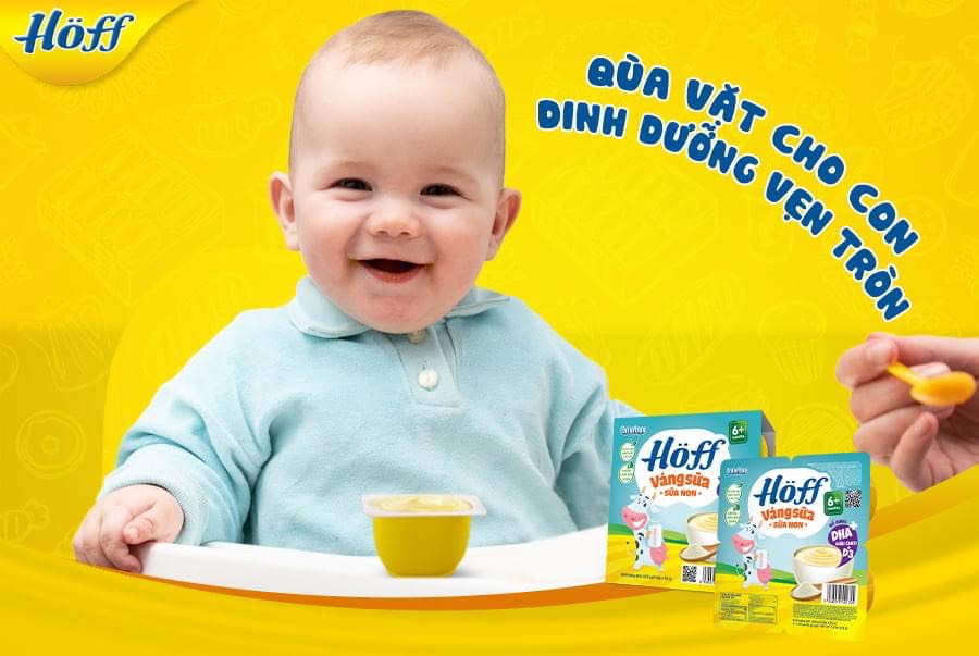 Váng sữa hạt Óc chó Hoff vỉ 4 hộp x 55g