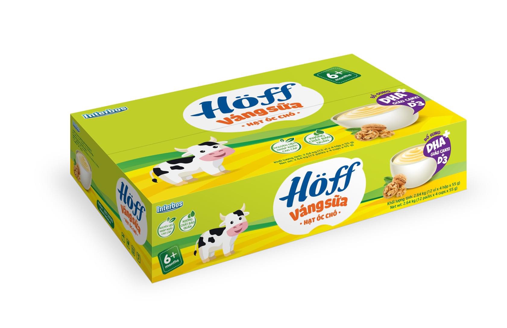 Váng Sữa Hạt Óc Chó HOFF (1 thùng - 48 hộp)