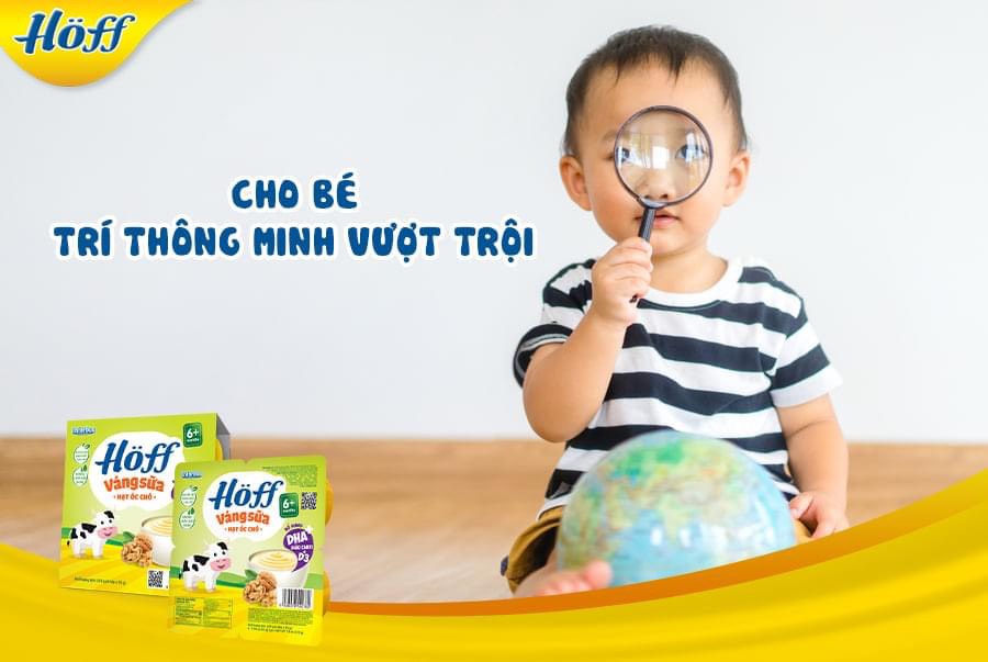 Váng sữa hạt Óc chó Hoff vỉ 4 hộp x 55g