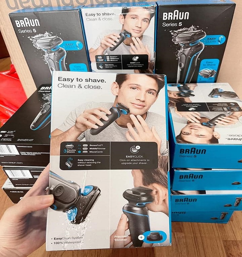 Hướng dẫn sử dụng máy cạo râu điện Braun series 5 50.B1200s