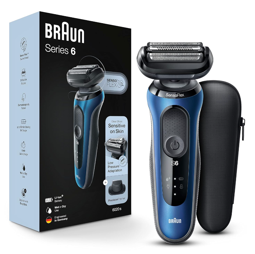 Máy Cạo Râu Đa Năng Braun Series 6 - Đột Phá Công Nghệ Cạo Sát, Êm Dịu Cho Da