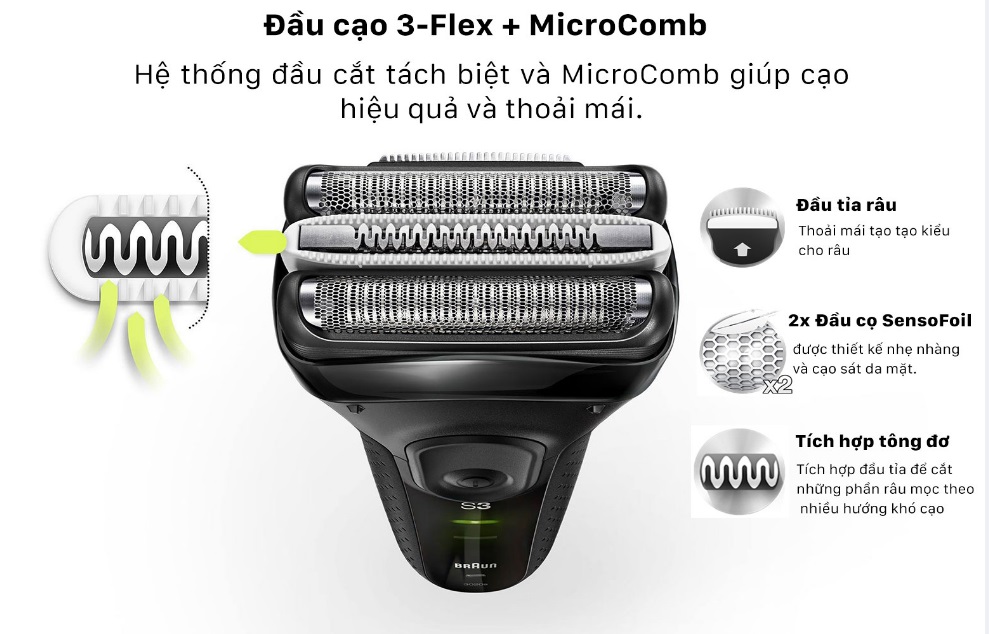 Máy cạo râu Braun Series 3 3040s