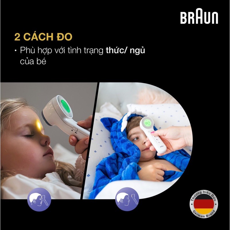 Có nên sử dụng nhiệt kế điện tử đo trán Braun BNT400WE không?