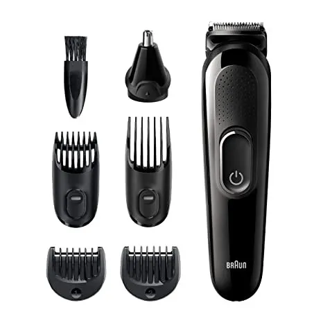 Tông đơ cắt tóc cạo râu 6 in 1 Braun chính hãng