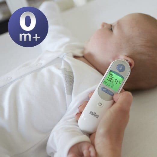 Công nghệ định vị ExacTemp chính xác trên nhiệt kế đo tai Braun IRT 6520