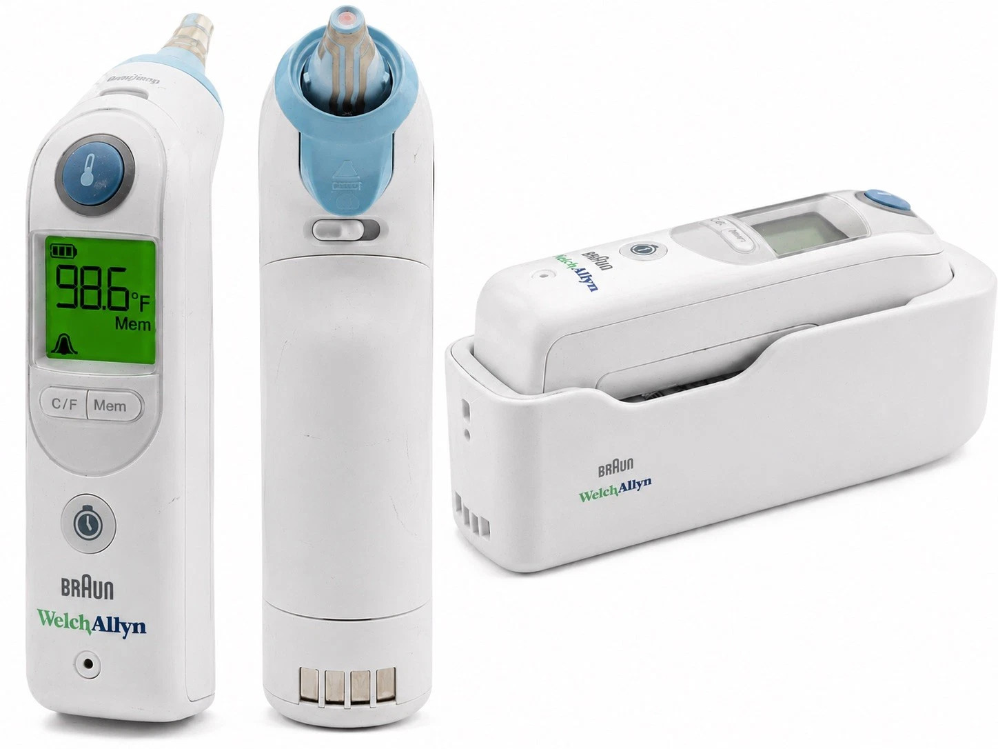 Nhiệt kế điện tử y tế Welch Allyn Braun ThermoScan PRO 6000 chính hãng dùng cho bệnh viện phòng khám