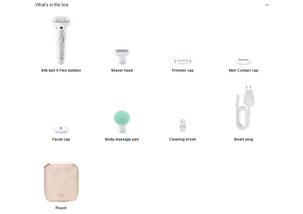 Công nghệ Wet & Dry dùng khô và ướt trên Braun Silk-épil 9 Flex SES9020
