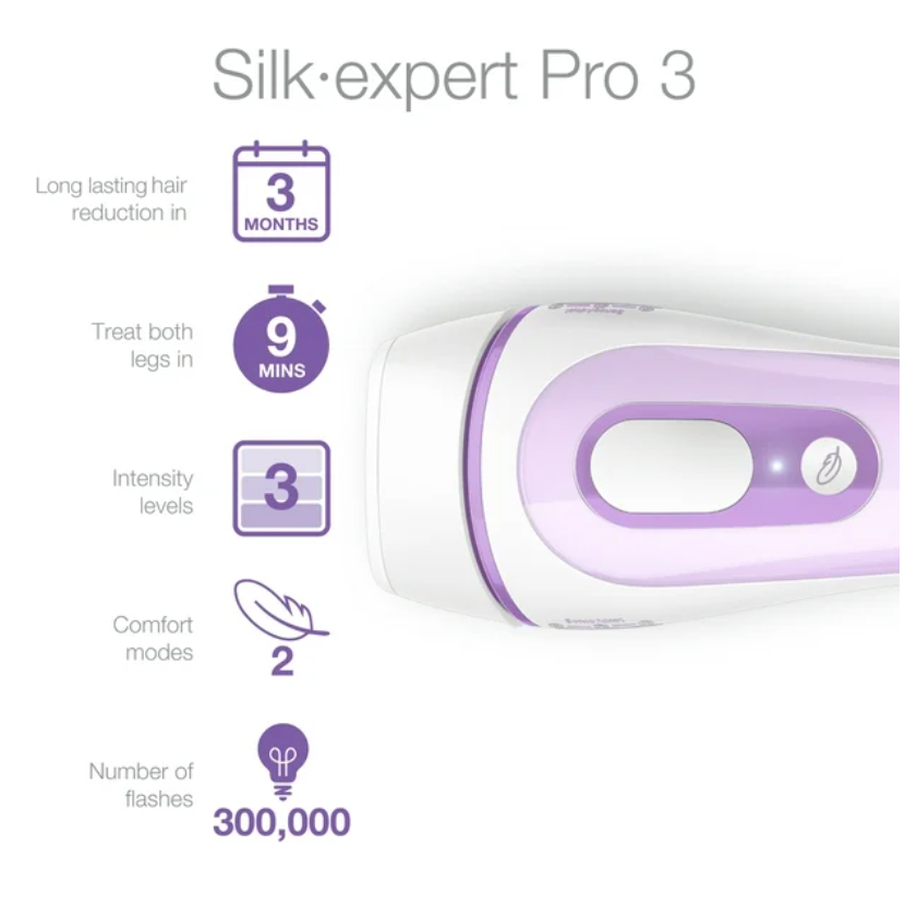 Máy triệt lông Braun Silk-expert Pro 3 PL3012 chính hãng Đức