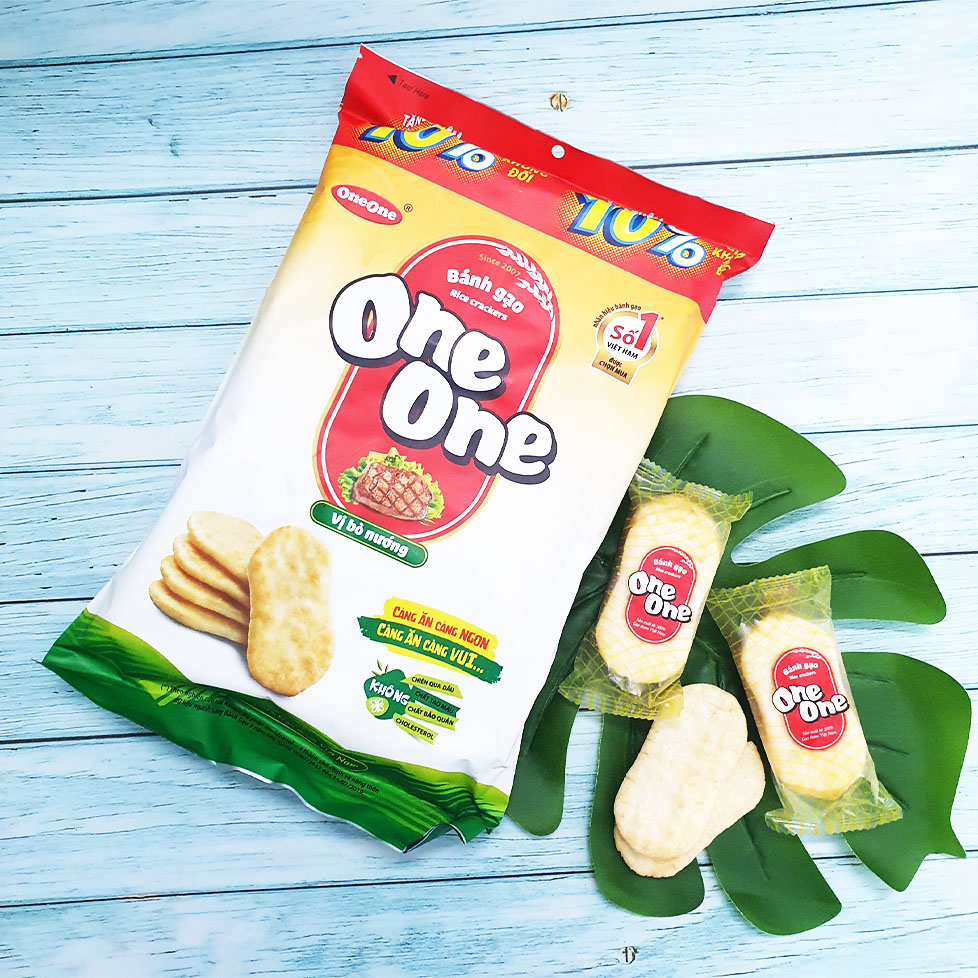 Bánh gạo vị bò nướng One One gói 150g Bách hóa Thìn Dung