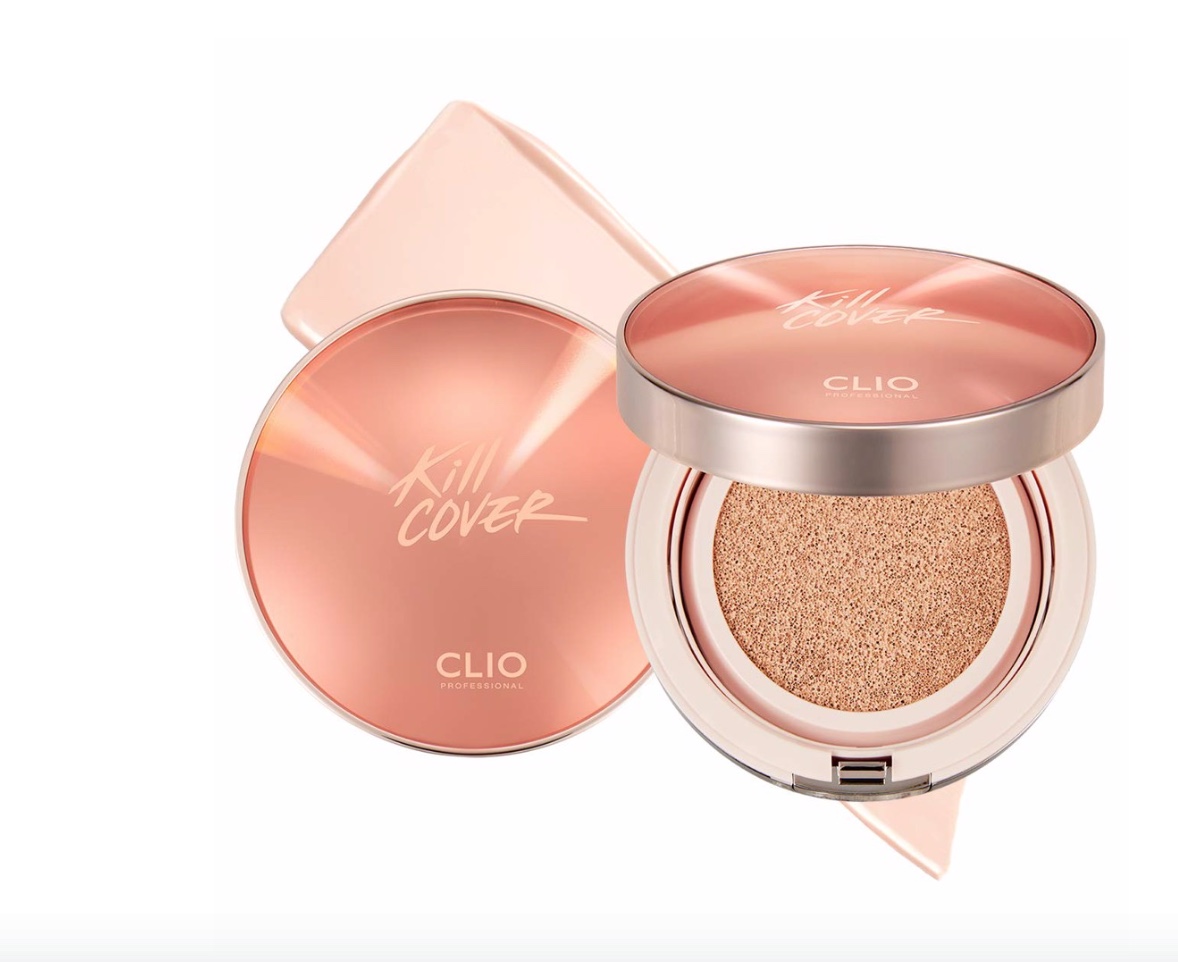 Phấn Nước Che Phủ Khuyết Điểm Lớp Nền Căng Bóng Clio Kill Cover Glow Cushion SPF50+ PA++++(kèm 1 lõi) komall