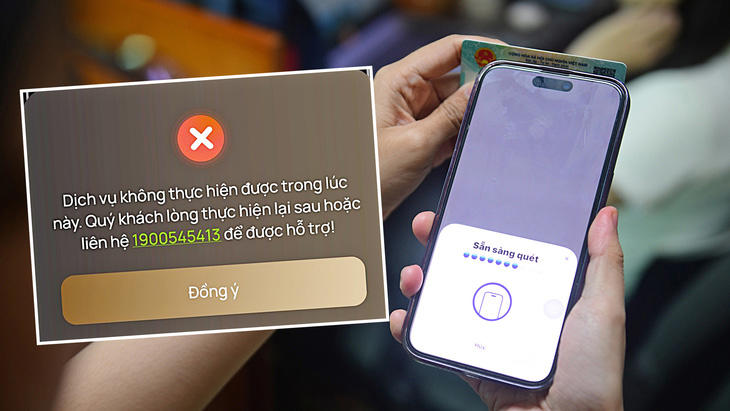 Ngày đầu xác thực sinh trắc học khi chuyển tiền: ở nhà không xong, phải tới ngân hàng