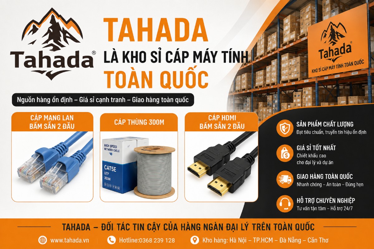 Tổng Kho Sỉ Cáp Máy Tính