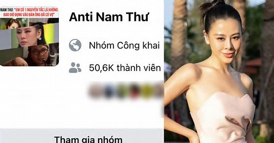 Nhóm tẩy chay Nam Thư có hơn 50.000 thành viên sau 3 ngày