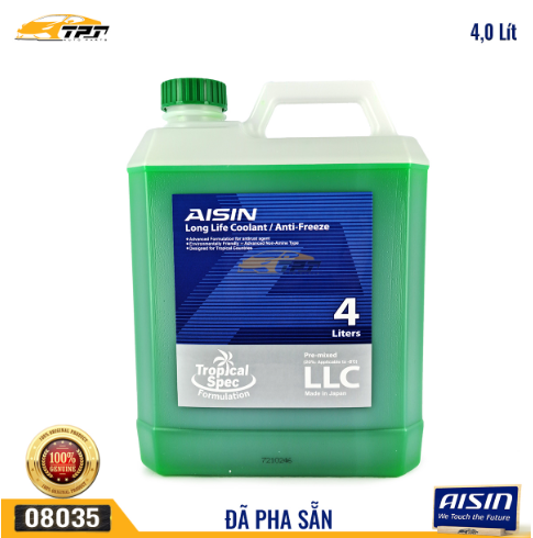 Sản phẩm Nước Làm Mát AISIN | Màu Xanh