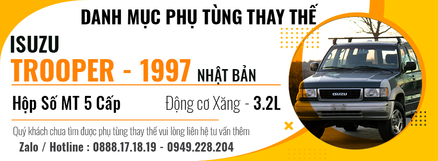 Phụ Tùng Xe  Isuzu Trooper 1997 Nhật Bản 3.2L Số Sàn 5 Cấp