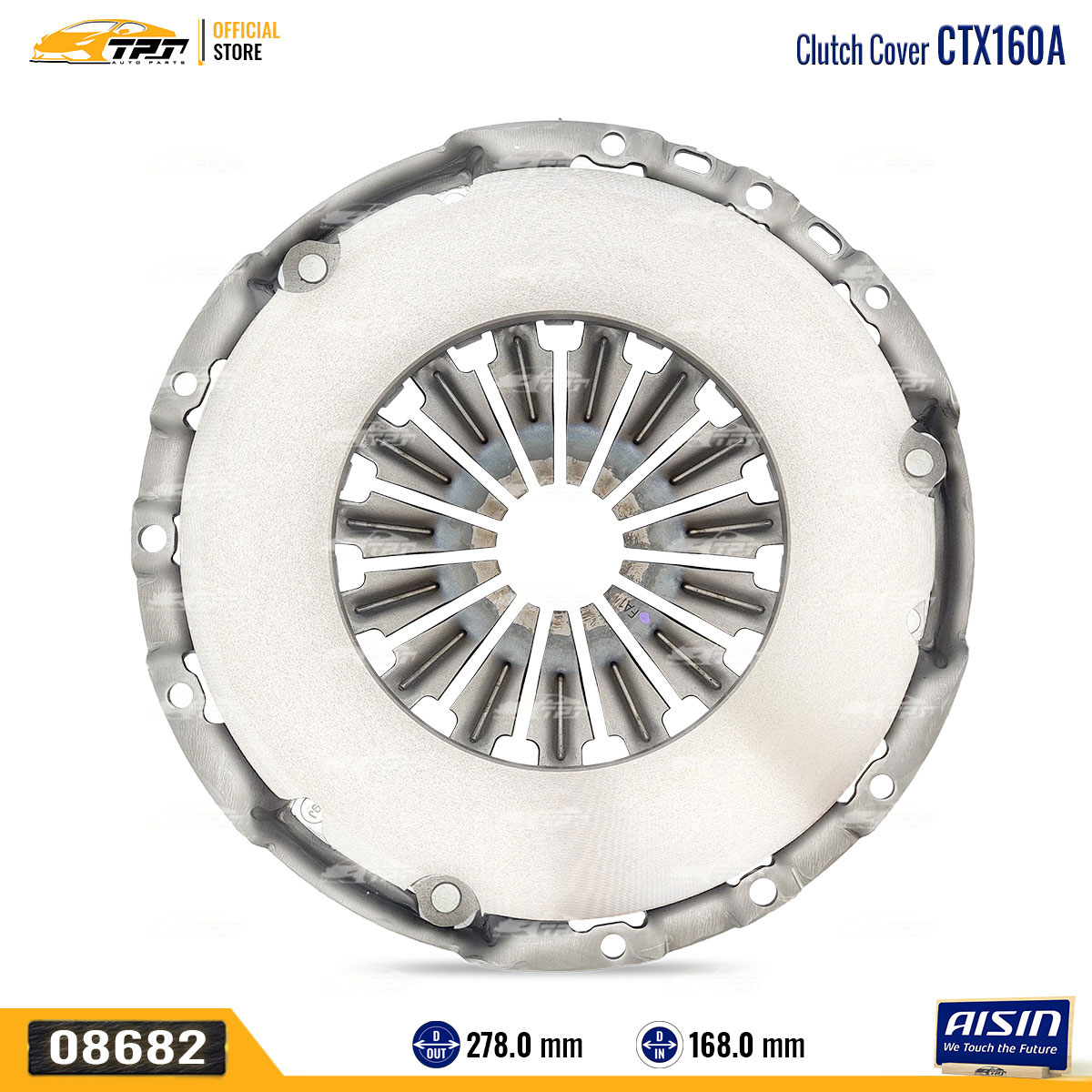 CTX160A - Mâm Ép - Bàn Ép Ly Hợp Toyota FORTUNER - HILUX 2.5 3.0 13-16 ...