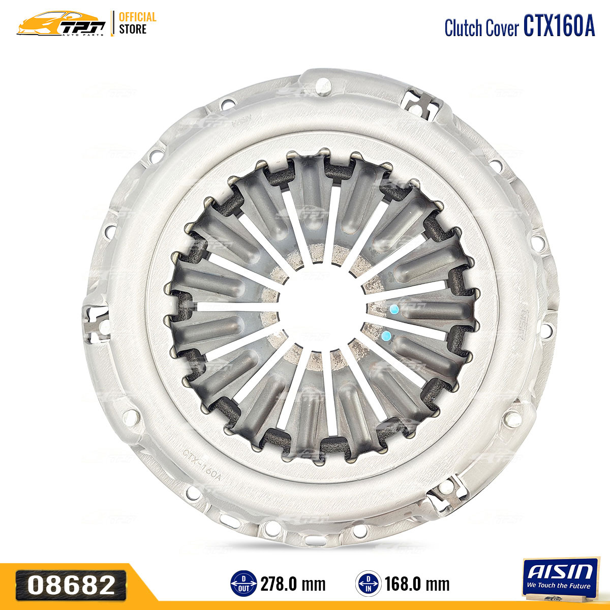 CTX160A - Mâm Ép - Bàn Ép Ly Hợp Toyota FORTUNER - HILUX 2.5 3.0 13-16 ...