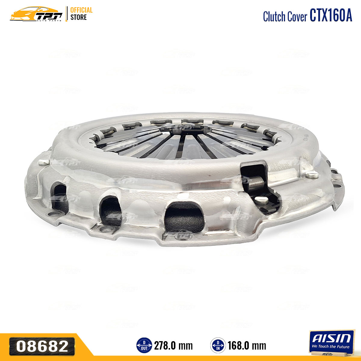 CTX160A - Mâm Ép / Bàn Ép Ly Hợp Toyota FORTUNER - HILUX 2.5 3.0 13-16 ...