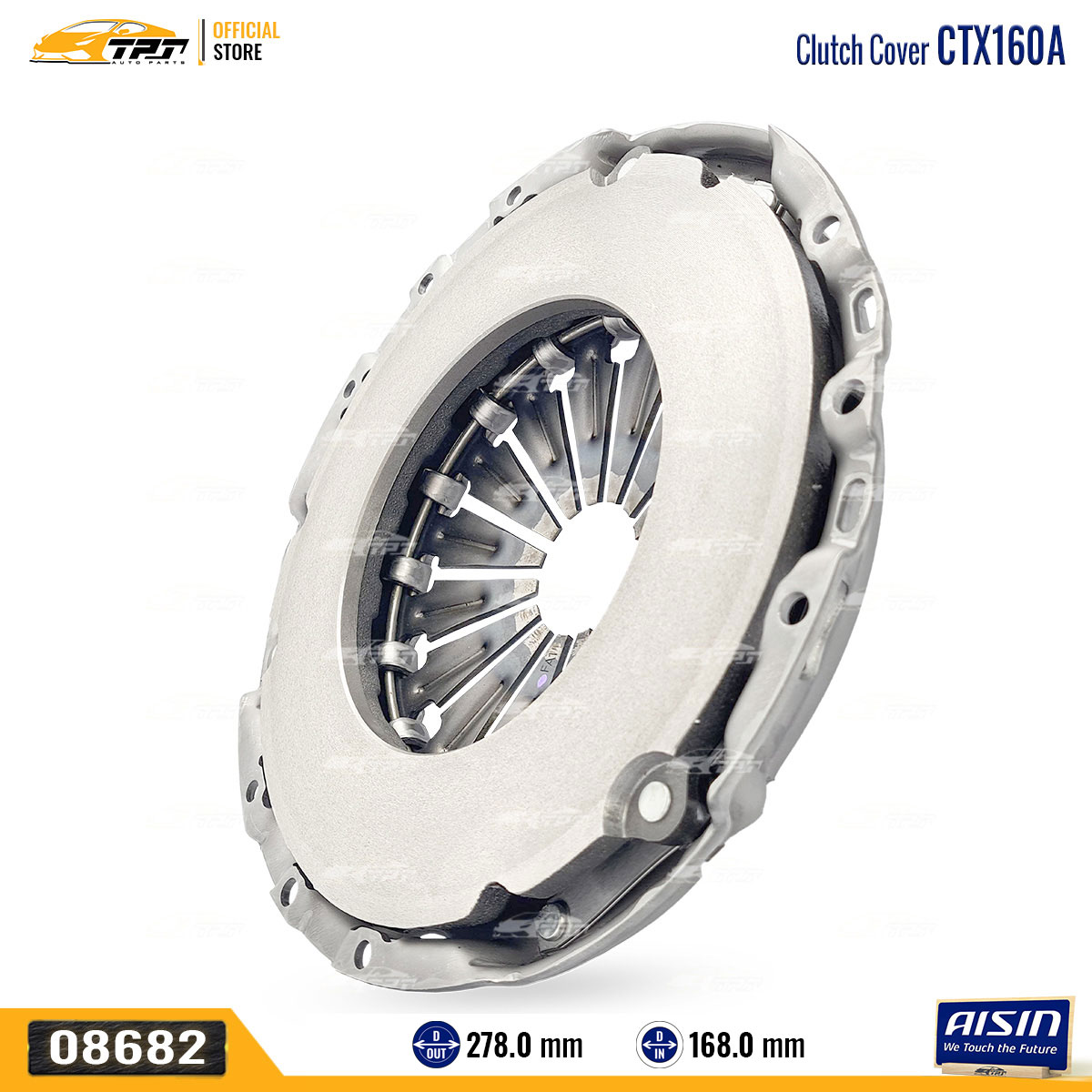 CTX160A - Mâm Ép / Bàn Ép Ly Hợp Toyota FORTUNER - HILUX 2.5 3.0 13-16 ...