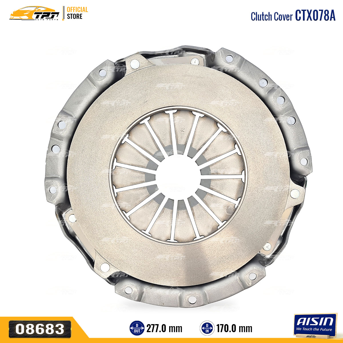 CTX078 - Mâm Ép / Bàn Ép Ly Hợp Toyota LAND CRUISER 4.2 [278-168 