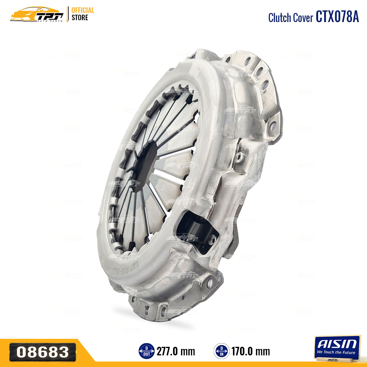 CTX078 - Mâm Ép / Bàn Ép Ly Hợp Toyota LAND CRUISER 4.2 [278-168 