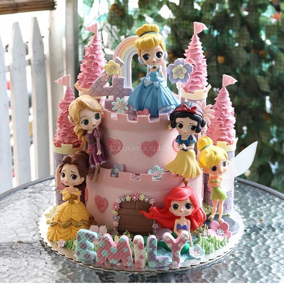 PK619 BÁNH SINH NHẬT Nàng tiên cá ARIEL DISNEY DÀNH CHO BÉ BÉ GÁI