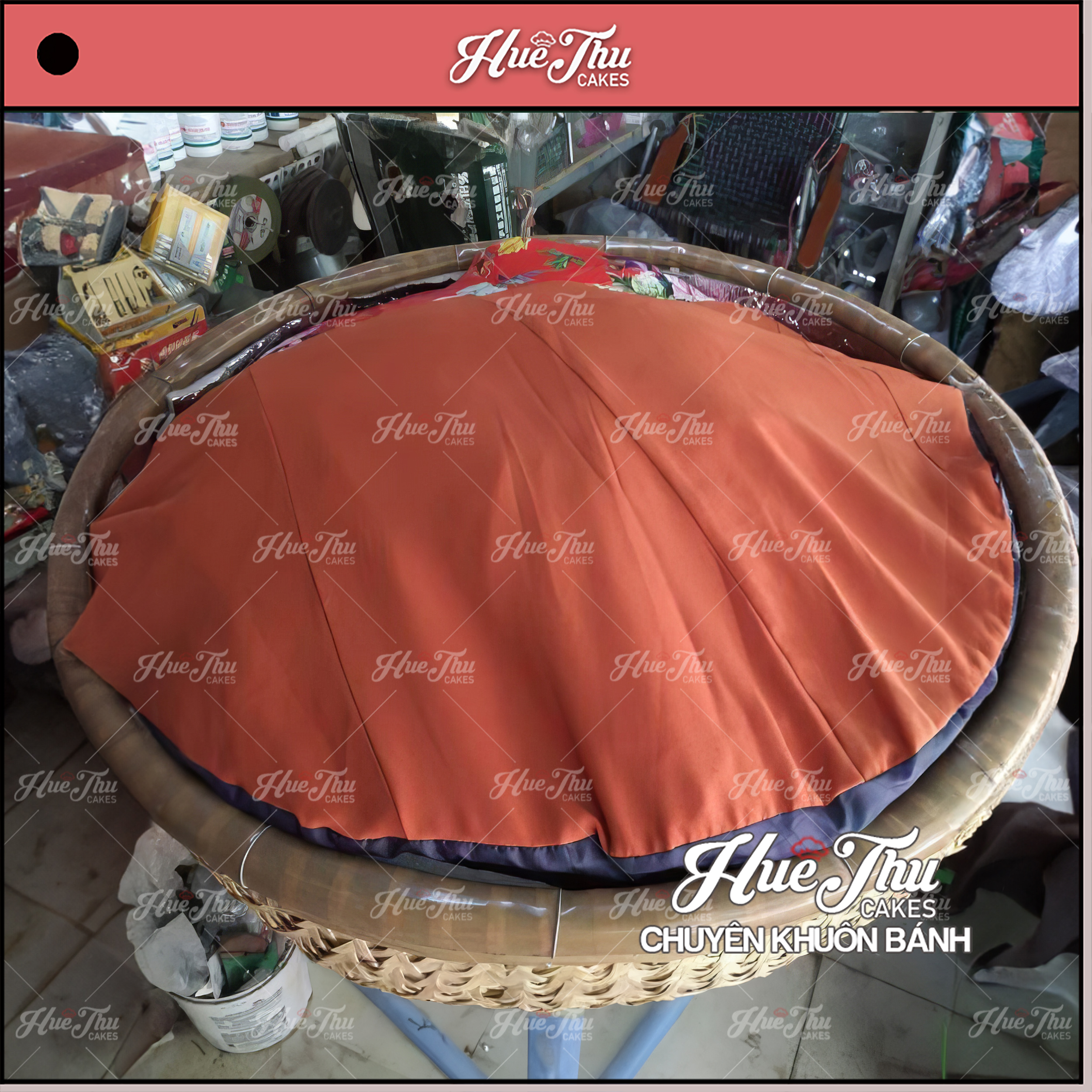 Bộ thúng ủ xôi (thúng, lớp cách nhiệt, buồm, nylon trắng, đệm ủ) thúng ủ xôi nóng, không hấp hơi