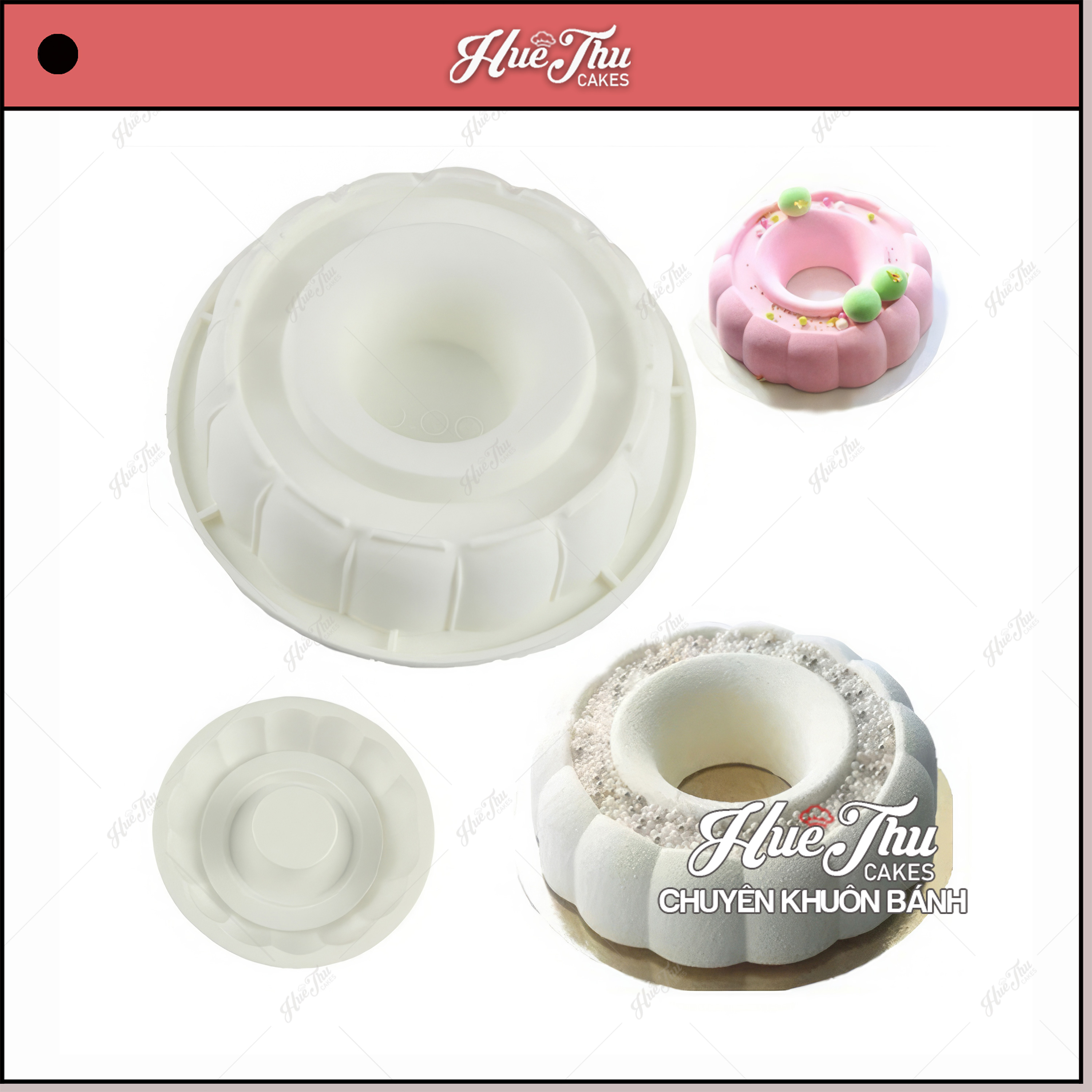 Khuôn silicon Thố Bí Ngô 17.5cm làm bánh rau câu 3D 4D nhấn xôi, fondant, socola, nến hanmade