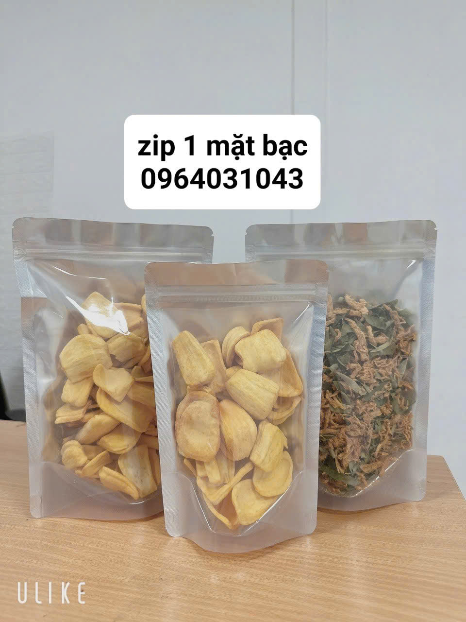 Túi Zip 1 Mặt Trong – 1 Mặt Bạc