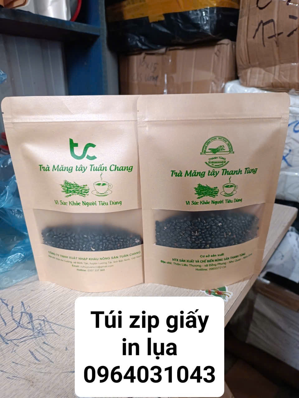 Túi Zip 1 Mặt Giấy ?