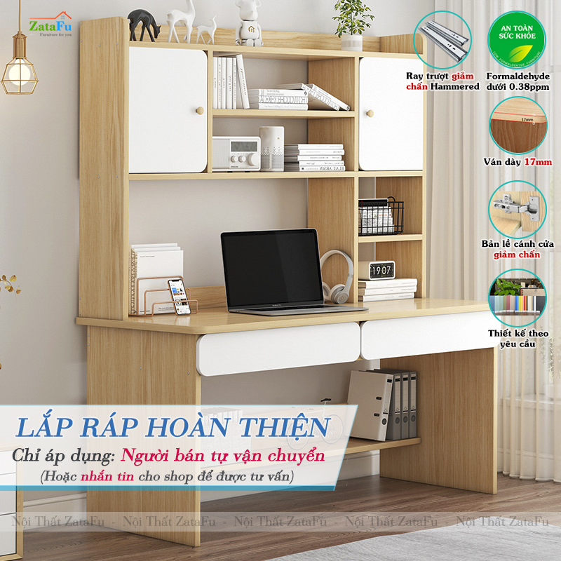 Bàn Học Bàn Làm Việc Đa Năng Gỗ MDF BLV-142 ZataFu