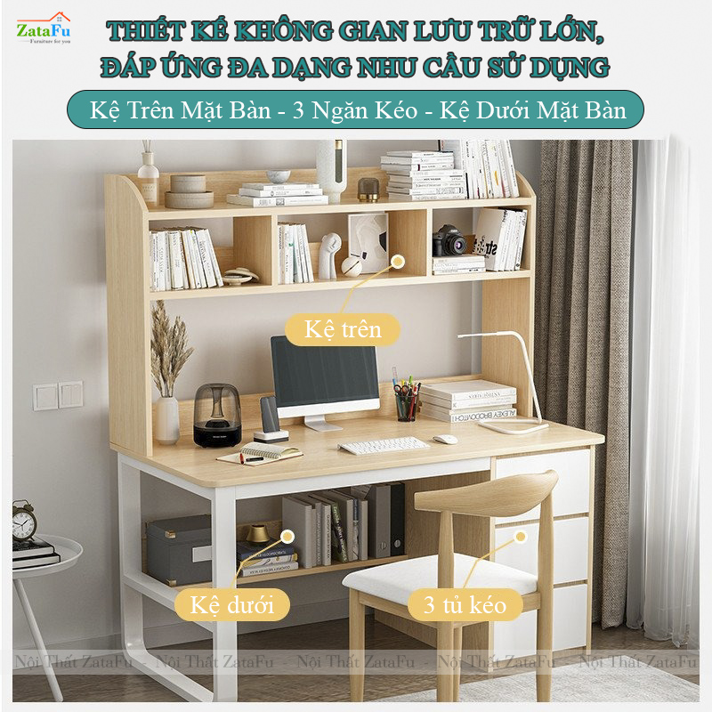 2. 3 ngăn kéo tiện lợi – lưu trữ gọn gàng, khoa học