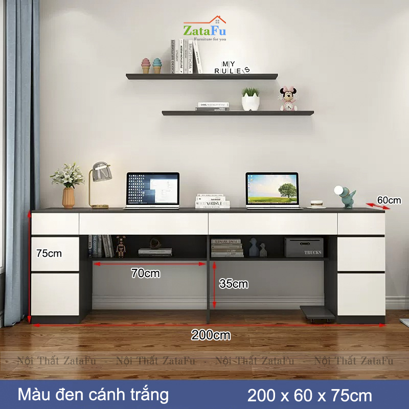 bàn làm việc 2 người